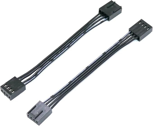 2pcs 4Pin CPU Fan Male to Female Extension Adapter Cable 4Pin Male to Male Customized 4Pin PWM Cooling Fan Cables 10/30/50/100cm(50CM,M-M)