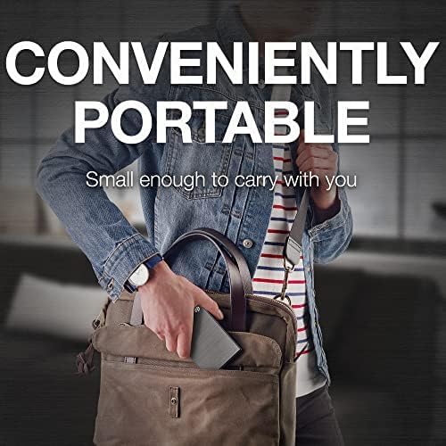 Seagate One Touch 1TB External HDD with Password Protection Space Gray, for Windows and Mac,(STKY1000404) (Renewed)