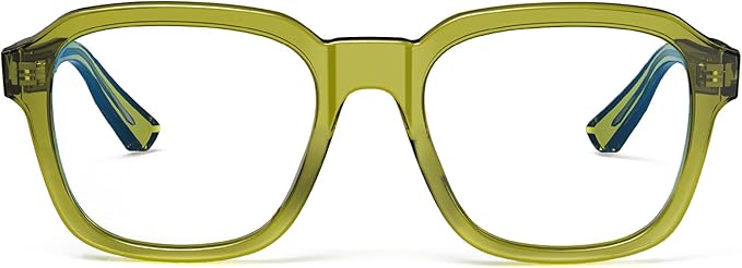 VISOONE Oversized Square Blue Light Blocking Glasses Fashion Computer Eyewear for Women and Men BENNETT