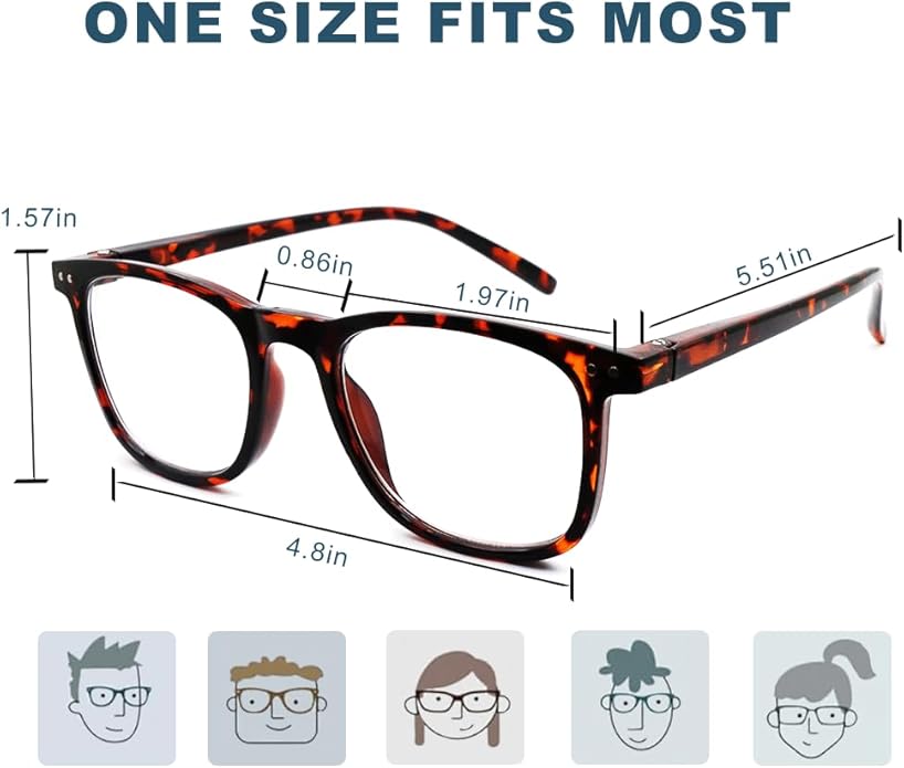 AOSM Blue Light Glasses for Men & Women,Gaming glasses Anti-Glare UV400 Protection,Blue Light Blocking to Relieve Eye Strain