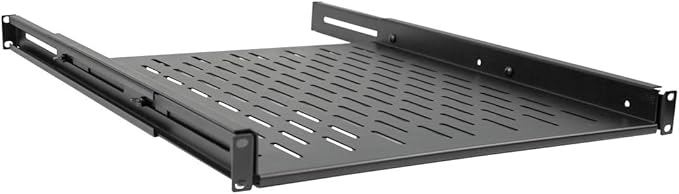 1U Vented Sliding Shelf for 4 Post Rack