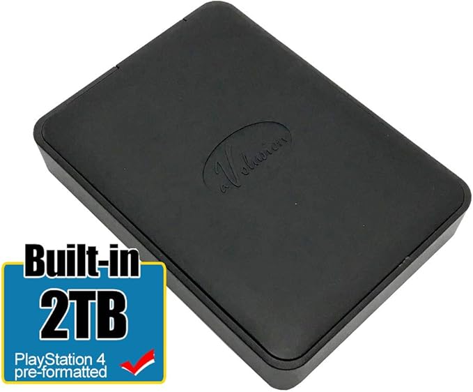 Avolusion 2TB USB 3.0 External Gaming Hard Drive (for PS4, Pre-Formatted) (HD250U3-X1-2TB) - 2 Year Warranty