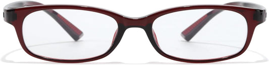 SODQW Office-Siren Blue Light Glasses for Women, Rectangle Frame, Y2K Small Eyewear, Anti Eyestrain Computer Glasses