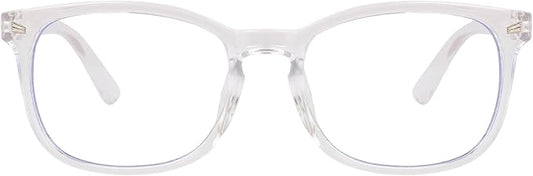 Blue Light Glasses for Woman Men | 99% Blue Light Blocking Glasses | Computer Glassess | Gaming | TV Phone Screen Reader Square Frame | Anti Eyestrain & UV Glare,1 Pack