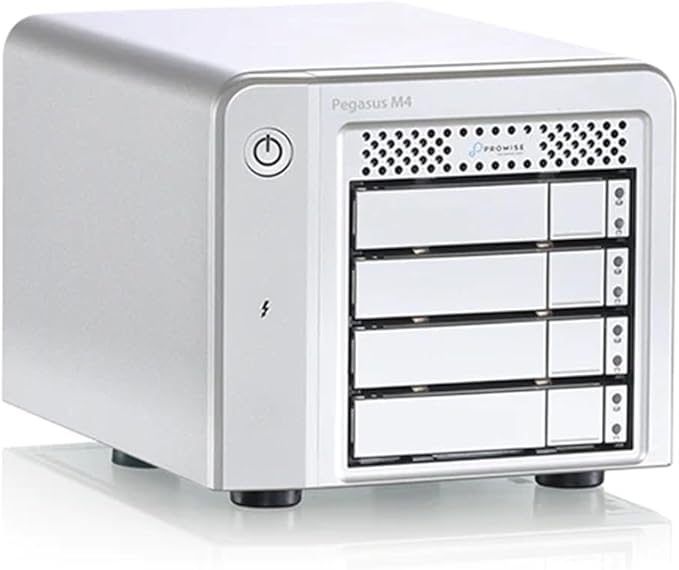 Promise Technology Pegasus M4 4-Bay Thunderbolt 3/4 RAID Array - 8TB SSD