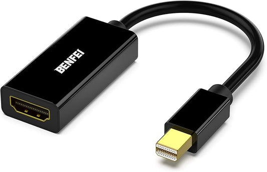 BENFEI Mini DisplayPort to HDMI, Mini DP(Thunderbolt) to HDMI Converter Gold-Plated Cord Compatible for MacBook Pro, MacBook Air, Mac mini, Microsoft Surface Pro 3/4, etc