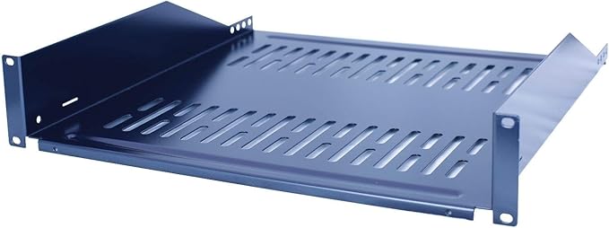 RAISING ELECTRONICS 19inch 2U Relay Rack Mount Cantilever Network Shelf 12inch Deep 40LBs Capacity