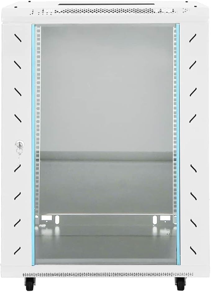 15U Network Cabinet 19" IP20 Black 23.6" x 17.7" x 33.9" (Gray,60 x 45 x 86 cm)