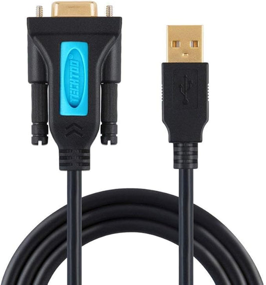 USB 2.0 to Serial Adapter RS232 Cable USB Serial Cable Converter with Prolific Chip Gold Plated for Win10/8.1/8/7/Vista/XP/2000/Andorid/Linux/Mac OS X10.6 & Above (Prolific-3ft)