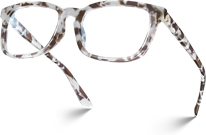 VISOONE Blue Light Blocking Glasses Square with Anti Computer Glare for Gaming Women and Men MONTANA