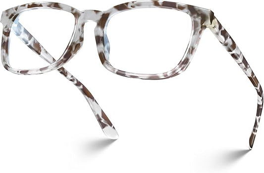 VISOONE Blue Light Blocking Glasses Square with Anti Computer Glare for Gaming Women and Men MONTANA