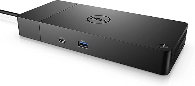 Dell WD19S 130W Computer Docking Station (USB, USB-C, DisplayPort, HDMI, Ethernet Ports) 1-Pack Bundle with LCD Cleaning Kit, Ethernet + HDMI Cable, and (6) Electronics Basket Cable Ties