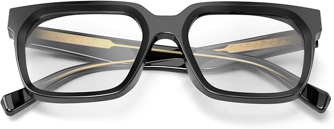 VISOONE Rectangle TR90 Blue Light Blocking Glasses Computer Eyewear with Preppy Look for Women and Men Cougar