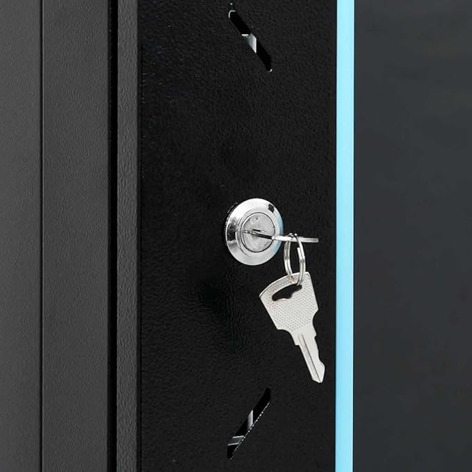 15U Network Cabinet 19" IP20 Black 23.6" x 17.7" x 33.9" (Black,60 x 45 x 86 cm)
