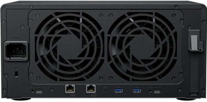 DS1825+ 64TB 8-Bay NAS Server Combo with 8x8TB Enterprise HDDs, AMD Ryzen V1500B Quad-Core 2.2 GHz, 8GB DDR4 RAM, Dual 2.5GbE LAN, USB 3.2