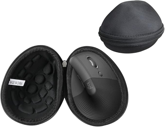 adada Hard Travel Case for Logitech Lift Vertical Ergonomic Mouse (Black)