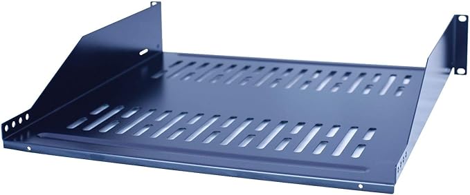 RAISING ELECTRONICS 19inch 2U Relay Rack Mount Cantilever Network Shelf 12inch Deep 40LBs Capacity