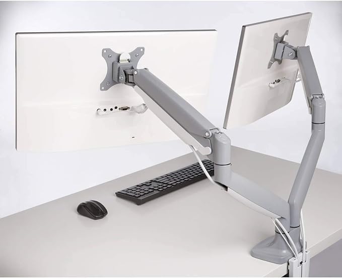 Kensington K55471WW Monitor Arm One Touch Height Adjustable , grey