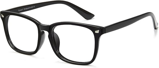 Cyxus Blue Light Glasses Men Women Reduce Eye Strain UV Blocking for Office Work Computer Screen 8082