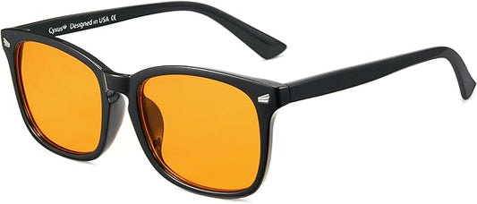 Cyxus Blue Light Glasses Men Women Reduce Eye Strain UV Blocking for Office Work Computer Screen 8082
