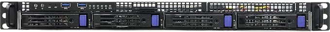 AsRock Rack 1U4LW-B650/2L2T 1U RackmountGeneral Purpose/Storage Server Barebone Single Socket AM5 (LGA 1718) AMD Ryzen 7000 Series Processors 4 SATA Bays Dual 10G LAN Dual 1G LAN