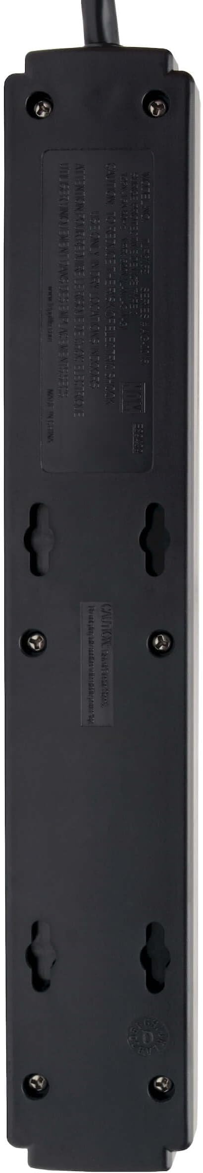Tripp Lite Protect It! 6-Outlet Surge Protector w/ 15ft Cord, 790 Joules - Black