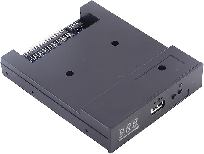 3.5-Inch USB Floppy Disk Drive Emulator, 1.44MB, Model 1m44-u100k, Compatible with Musical Keyboard