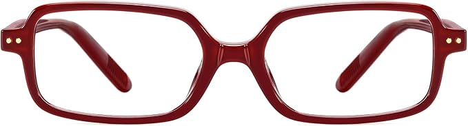 TIJN Magnus Square Blue Light Blocking Glasses for Women Men,Rectangular Computer Glasses for Gaming Work Screen Use,TR90