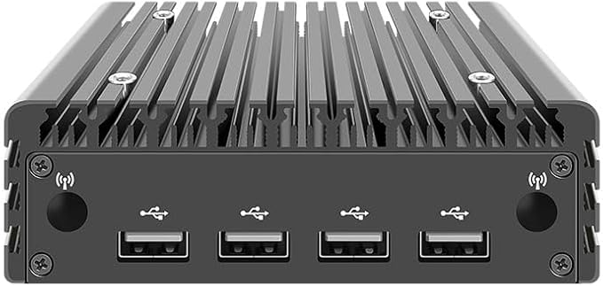 CWWK X86-P3 Mini Fanless Host, Dual Network Port N5105/N5100 Soft Routing,6w Low Power Consumption,Intel I226-V,Suitable for Light Office,Edge Computing. (X86-P3 N5105, 8G RAM 256G SSD)