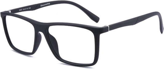 GUDVUE Blue Light Glasses for Men Rectangle Computer Glasses Gaming Eyeglasses, Black