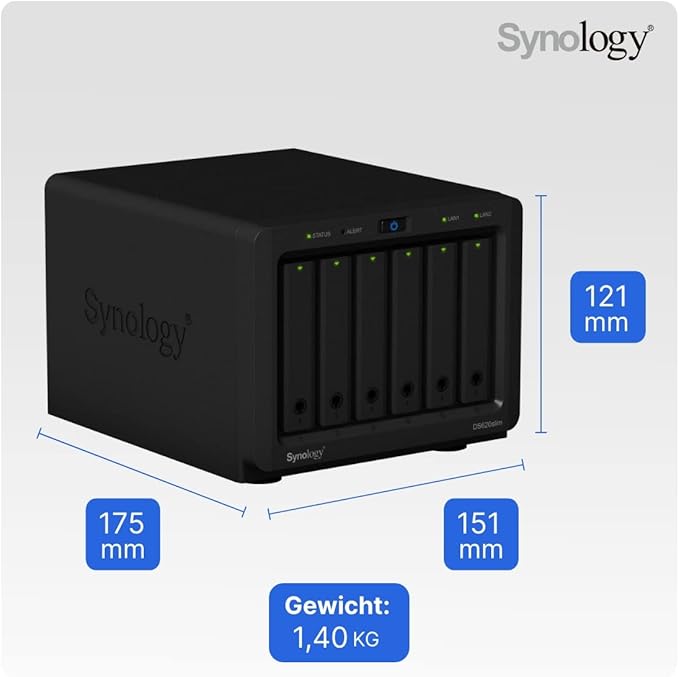 Synology DiskStation DS620slim SAN/NAS Storage System