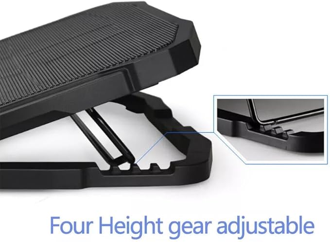 Laptop Cooling pad for Asus TUF Gaming F16 Gaming laptops, Laptop Cooler with 4 Fans, LCD Display Screen, 4 Height, 2 USB-A Port Laptop Stand