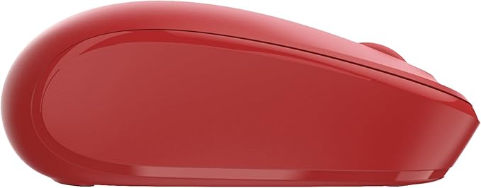 Incase Wireless Mobile Mouse 1850 – Designed by Microsoft – Compact, Comfortable, Right/Left Hand Use, 6-Month Battery Life, Nano Transceiver, Works with Mac/Windows 8/10/11 (Flame Red)