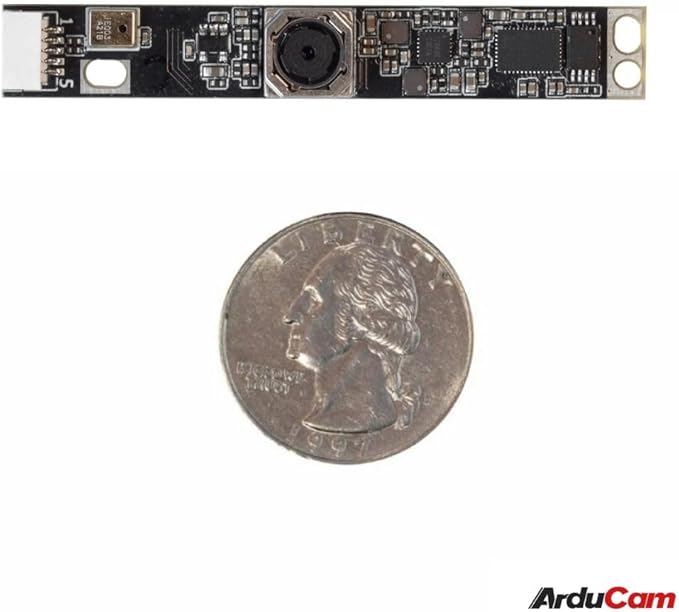 Arducam 5MP Autofocus USB Camera Module for Raspberry Pi, 2592(H)×1944(V)@30fps Lightburn Camera with Single Microphone, Mini-Sized Webcam for Linux, Windows, and Android