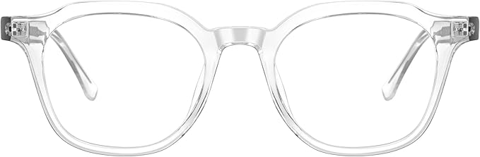 Dollger Blue Light Blocking Glasses For Woman Men Thick-Framed Square Non-Prescription, For Computer,Gaming, Phone Use