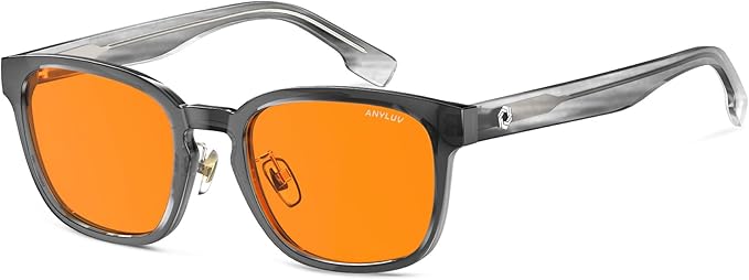 ANYLUV Blue Light Glasses Men Women Computer Gaming Glasses Anti Eyestrain Lightweight Blue Light Blocking Glasses