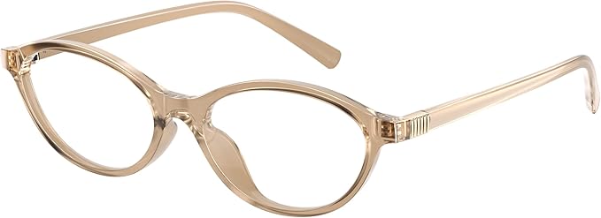 Blue Light Glasses for Woman - Fashion Small Oval Frame Blue Light Blocking Glasses for Gaming/Cumputer