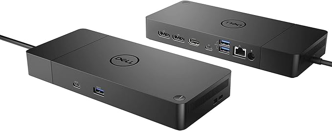 Dell WD19DCS WD19 DCS Performance Docking Station with Up to 210W Power Supply, Dock + ZoomSpeed HDMI Cable + 2 x ZoomSpeed DisplayPort Cables + Starter Bundle