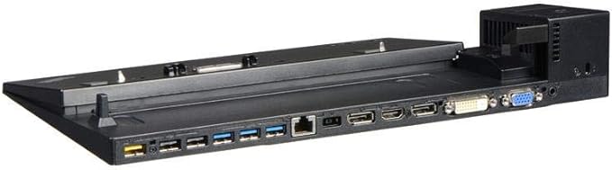 Lenovo ThinkPad USA Ultra Dock With 90W 2 Prong AC Adapter (40A20090US, Retail Packaged), Black