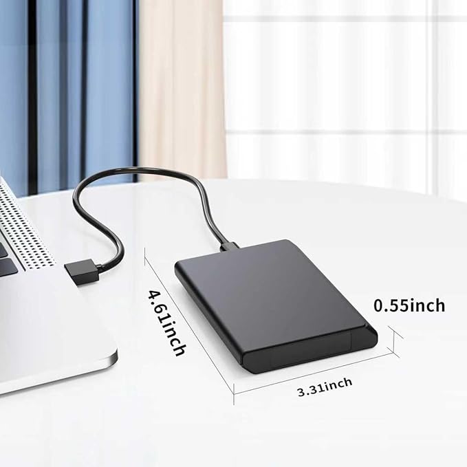 Portable External Hard Drive,USB-C,HDD USB 3.0,for Windows, Mac,Android,TV,Phone,Laptop,Desktop,PS4/5,Xbox One X/S, Xbox 360, Xbox Series X/S (HDD2-250G)