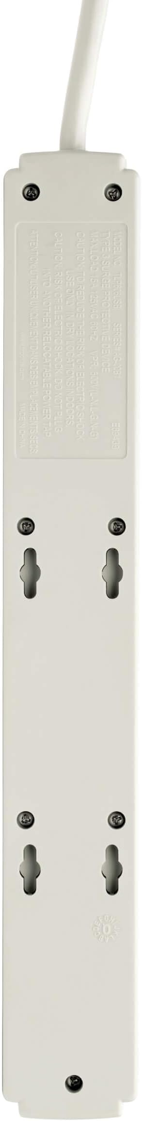 Tripp Lite 6 Outlet Surge Protector Power Strip 6ft Cord 990 Joules Dual USB Charging LED & INSURANCE (TLP606USB