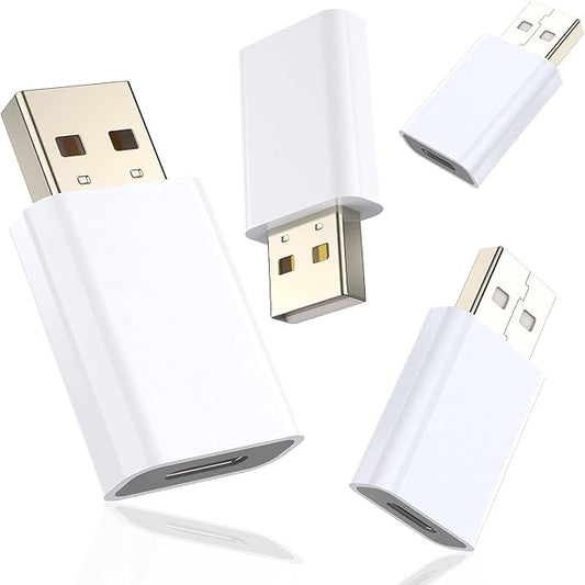 USB C Female to USB A Male Adapter Compatible with Apple MagSafe Charger,USB Type C to A Charger Cable Converter for iPhone Air 17 16 15 14 13 12 Mini Pro Max,Airpods,iPad,Galaxy Note,Pixel