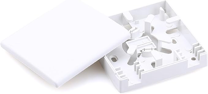 SC 2Port Box Mount Fiber Enclosure Termination Distribution Box for Optical Fiber Communication System,Optical Fiber Transmission Data Local Area Network