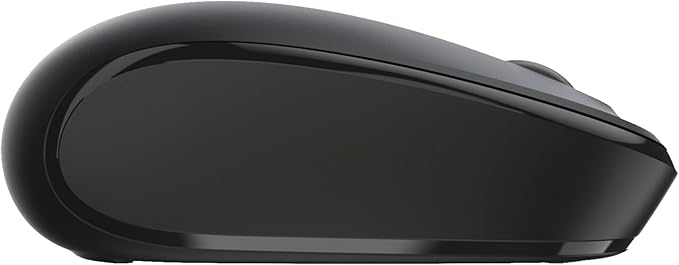 Incase Wireless Mobile Mouse 1850 – Designed by Microsoft – Compact, Comfortable, Right/Left Hand Use, 6-Month Battery Life, Nano Transceiver, Works with Mac/Windows 8/10/11 (Black)