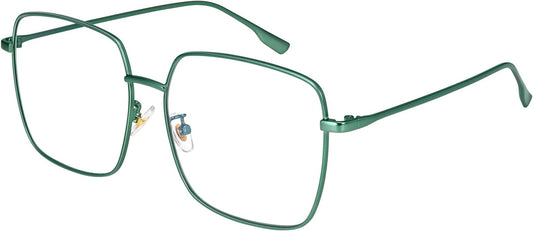 Dollger Blue Light Blocking Glasses women Anti Glare UV Filter Computer Gaming Glasses Retro matal square Eyeglasses Frame