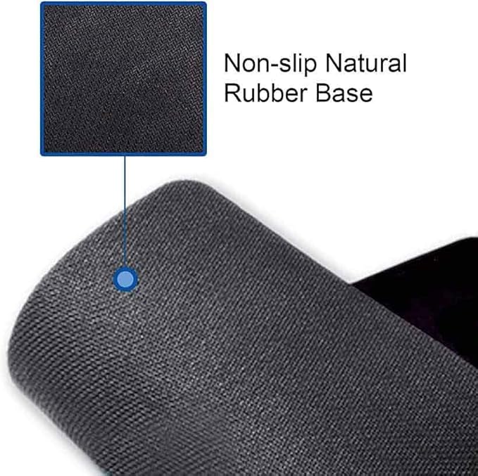 Non-Slip Rubber Mouse Pad， 2026 Calendar Horizontal Version Calendar Black Mouse Mat Mouse Pad Office Gaming Mousemat 9.5 inch x 7.9 inch