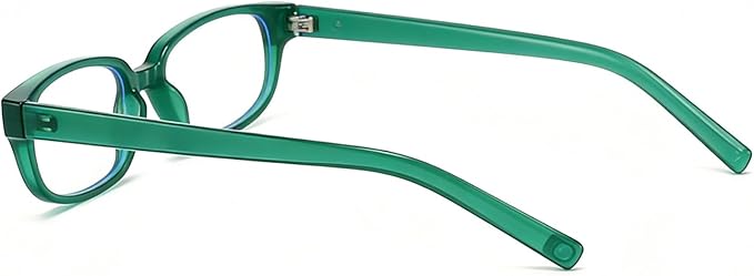 HJSTES Vintage Blue Light Glasses for Women Men Round Bluelight Blocking Glasses Thick TR90 Frame Eyeglasses