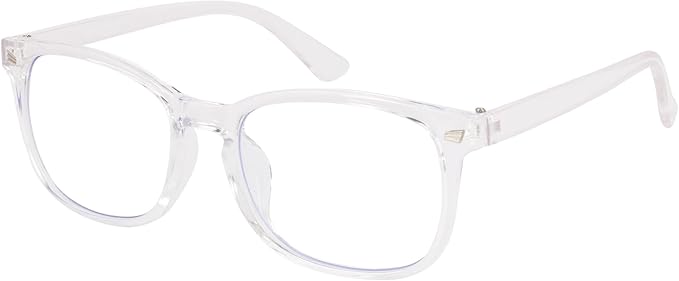 Blue Light Glasses for Woman Men | 99% Blue Light Blocking Glasses | Computer Glassess | Gaming | TV Phone Screen Reader Square Frame | Anti Eyestrain & UV Glare,1 Pack