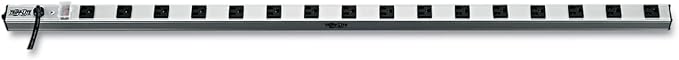 Tripp Lite 16-Outlet Bench & Cabinet Power Strip, 48in Length, 15A 120V, 15ft / 4.57M Cord with 5-15P Plug, Black, (PS4816)