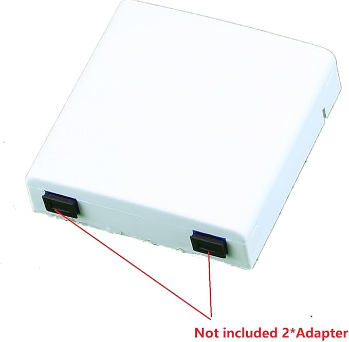 SC 2Port Box Mount Fiber Enclosure Termination Distribution Box for Optical Fiber Communication System,Optical Fiber Transmission Data Local Area Network